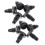 20Pcs Black PP Billiard Cue Bottom Dust Covers Replacement Plugs 1