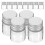 48Pcs Laboratory Glass Vials Transparent with Sealed Caps for Samples 1