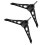 8Pcs Black Plastic Christmas Tree Stand Sturdy Xmas Tree Base Support 1