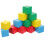 36Pcs Durable Wooden Building Blocks Assorted Colors Educational Play 1