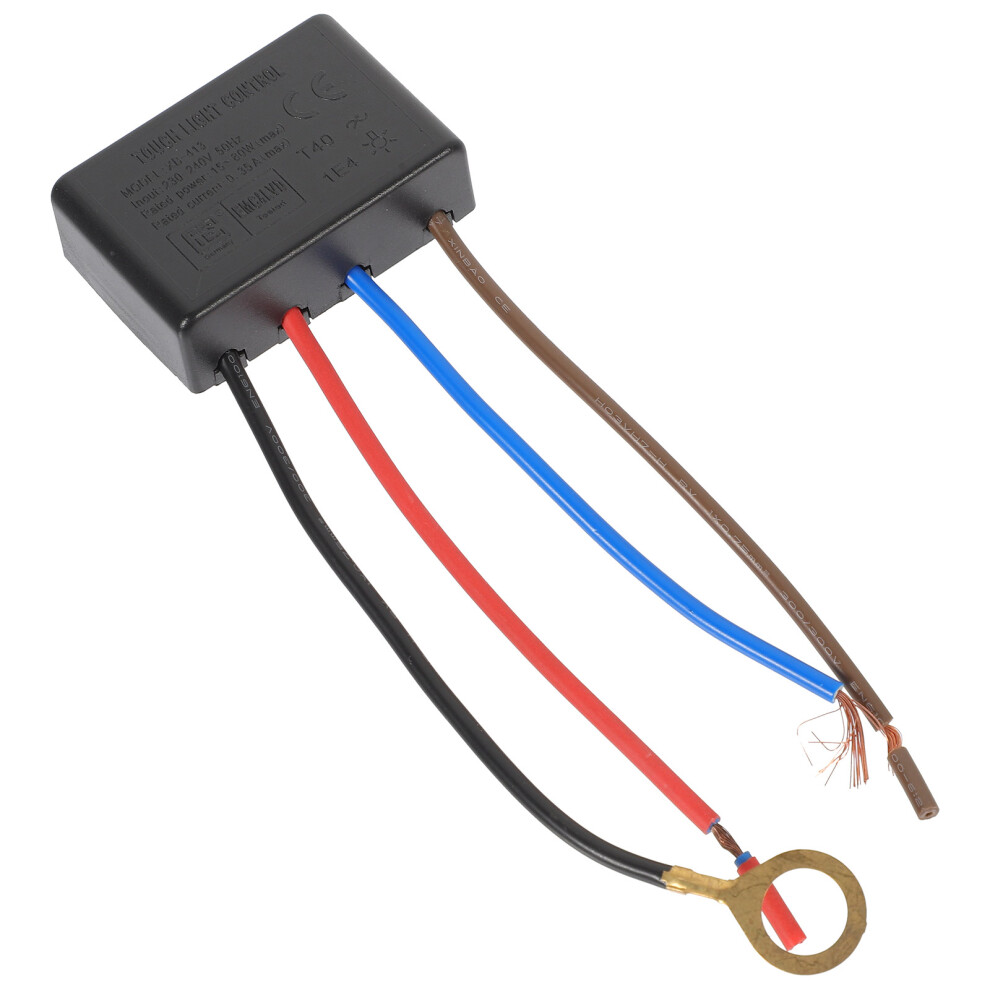 4Pcs Universal Table Lamp Dimmer Switch Black Abs Material 3642432403720