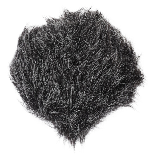 3Pcs Black Plush Mic Covers Reusable Microphone Protective Windshield
