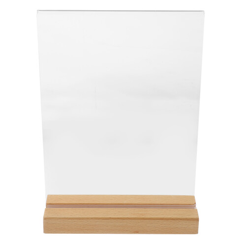 5Pièces Porte-Affiches Pour Table Avec Support En Bois