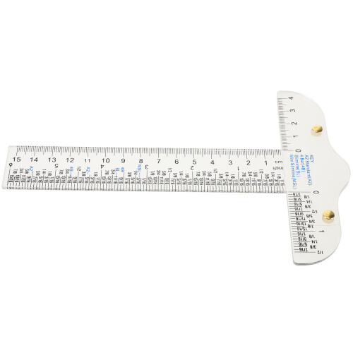 4Pcs Durable Acrylic Ruler for Art, Drafting, and Sewing