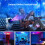 Night Light Star Astronaut -Projektor med -Högtalare, Timer, Fjärrkontroll - Perfekt för Sovrum och Presenter 6