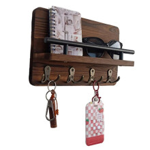 Sleutelhouder, Wandgemonteerde Kapstok, Sleutelhouder, Decoratieve Haak voor Entree, Bijkeuken, Gang, Badkamer, Woondecoratie A