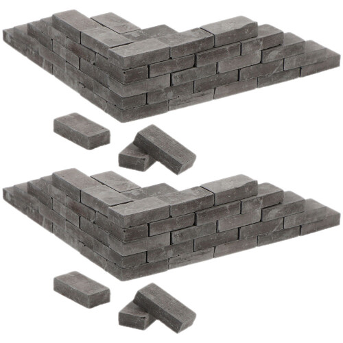 400Pcs Clay Mini Bricks for DIY Micro Landscape and Dollhouse Models