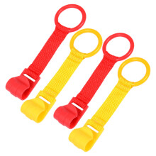 12Pcs Playpen Pull Up Rings Assorted Color Baby Walking Aid