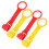 12Pcs Playpen Pull Up Rings Assorted Color Baby Walking Aid 1