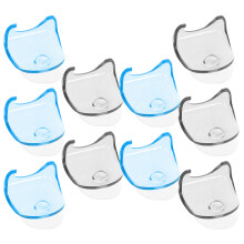 30Pcs Assorted Color Razor Storage Holders Plastic Suction Wall Mount