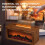 Aromatherapy Diffuser Simulation Fireplace with Dynamic Flame Effect Colorful Aromatherapy Diffuser for Home & Office A 5