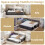 3ft Single Velvet Daybed with Pull-out Trundle Velvet Upholstered Sofa Bed 3