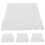 Durable Cotton White Handkerchiefs Square for DIY Crafts 1