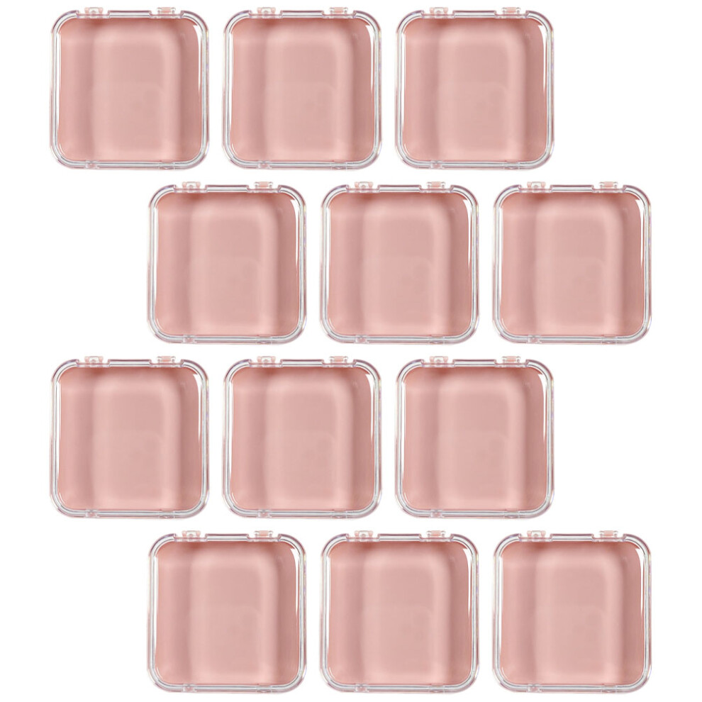 Iplusmile 48Pcs Pink Abs Nail Art Storage Box Fake Nails Display Organizer Case
