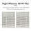 Replacement Accessories Compatible with  Robot Vacuum E10 E12 B112 Vacuum Accessories Main Side Brush Hepa Filter 6
