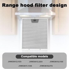 3 Filtres à Graisse pour Hotte de Cuisinière WB02X24871 pour GE JVW5361SJSS JVW5361EJ1ES JVW5361EJES, Filtre à Graisse en Aluminium.