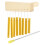 3Sets Kids 8-Tone Wind Chime Percussion Instrument Solid Aluminum Gold 1
