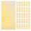 4000Pcs Clear Removable Double Sided Tape White Acrylic Stickers 1