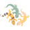 12Pcs Assorted Color Realistic Gecko Statues Plastic Reptile Ornaments 1