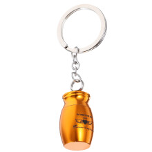 3Pcs Metal Ash Key Pendant Pet Urn Key Chain Keepsake