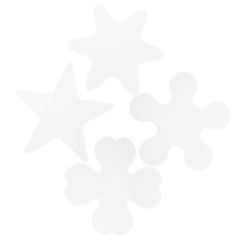 8Pcs White Acrylic Quilting Rulers and Templates for Patchwork DIY