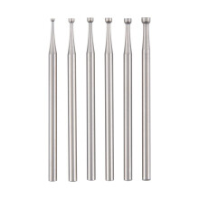 6 Pcs Round Cup Burr - 3/32Inch Shank Jewelry Making Burs Wire Rounder Bits