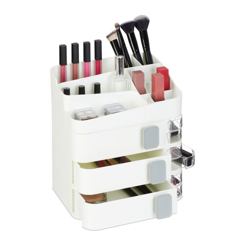 Almacenamiento de maquillaje con cajones