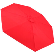 2Stk Rot Polyester Dach Für Gartenschirm Terrasse