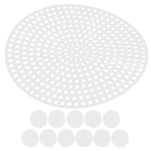 48Pcs Plastic Grid Sheets for DIY Quilting Sewing and Knitting Crafts