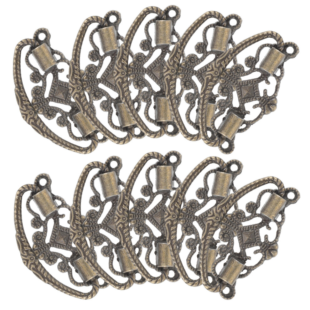 40Pcs Antique Alloy Drawer Pulls Dark Green Vintage Cabinet Handles 3642825042482