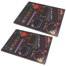 4Pcs Rustic Wooden School Board Reusable Chalkboard for Back to School