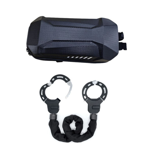 Electric Scooter Lock with Scooter Bag - Anti-Theft Chain Lock,  Security for E-Scooters, E-Bikes