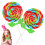 8Pièces Props Sucettes Géantes Simulées Couleurs Assorties Ludiques 1
