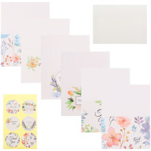 8Sets Compact Assorted Thank You Cards with Envelopes for Weddings