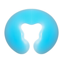 3Pièces Appui Silicone Bleu Spa Massage Coussin U Confortable