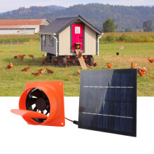 Kit Ventilatore Solare da 20W con Silicio Monocristallino da 5V per Serra, RV, Barca