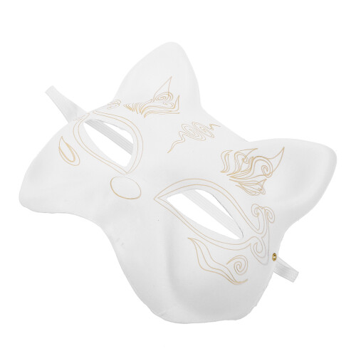 4St Witte Maskers Van Papier Voor DIY Feest En Masquerade