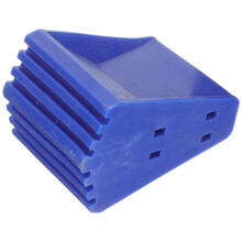 4Pièces Protège-Pieds D'échelle En Caoutchouc Bleu Durable