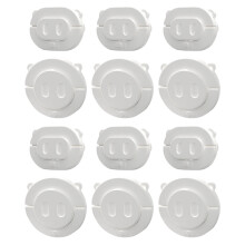 1Set Witte Kinder Veiligheid Stopcontact Plug Covers Duurzaam Plastic