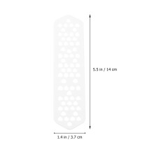 20Stk Dauerhafte Hairdressing Plates Hitzeabschirmung Transparent