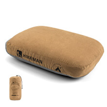 Almohada cervical de espuma viscoelástica para viajes y camping, con soporte y portátil