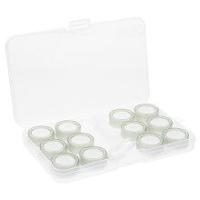 5Ensembles Étui Lentilles Portable Vert Sécurisé Pour Usage Voyage