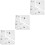 3Sets Durable Acrylic Quilting Templates for Home DIY Stitching Crafts 5