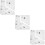 3Sets Durable Acrylic Quilting Templates for Home DIY Stitching Crafts 9