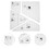 3Sets Durable Acrylic Quilting Templates for Home DIY Stitching Crafts 10