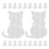 80Pcs Cat Shape Screen Repair Patches Light Grey Adhesive Window Kit 1