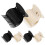 60Pcs Hot Roller Clips for Hair Styling ABS Claw Clips Assorted Colors 1