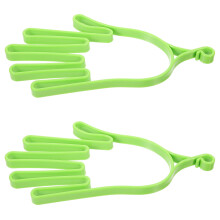 8Pcs Convenient Green PP Golfs Gloves Holder Drying and Support Racks