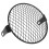 2Pièces Grille De Protection Phare Noir Pour Lampe Durable 1