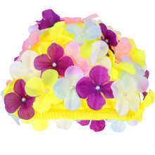 5Pcs Flower Swimming Caps for Women Reusable Anti-Skid Assorted Colors